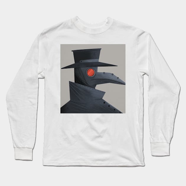 The plague mask Long Sleeve T-Shirt by Luis San Vicente 